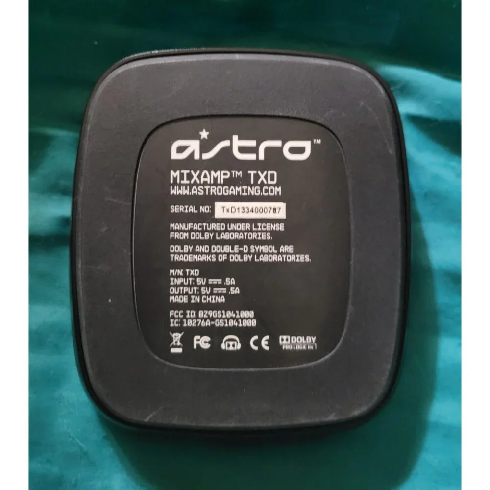 Astro Gaming MixAmp TXD For Astro A50 Headsets No Cables Untested